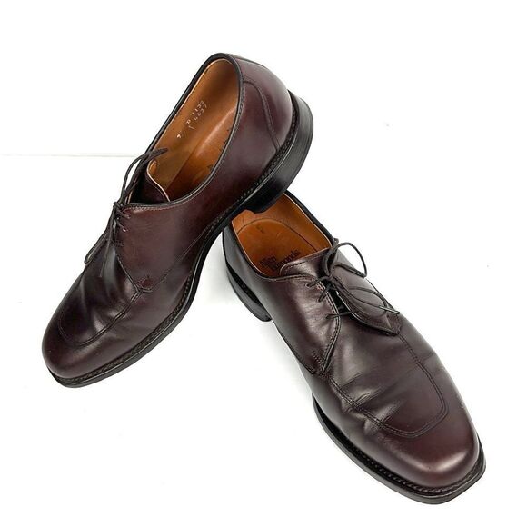 Allen Edmonds Buxton Brown Leather Dress Shoes Derby Style size 9 - Picture 2 of 13